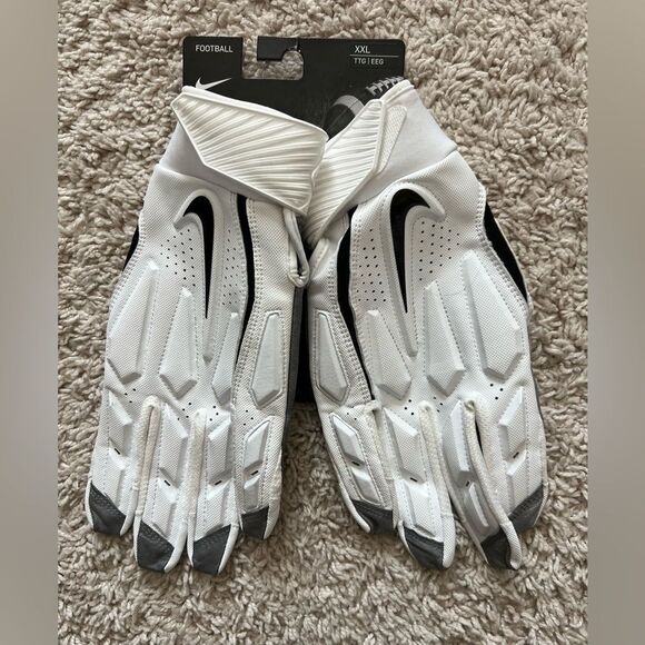 Nike Other - Nike  D-Tack 6.0 Lineman NFL Football Gloves White/Black